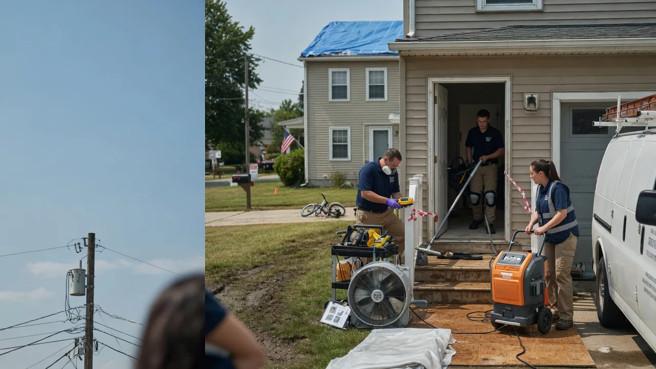 Water Damage Repair in Yeaddiss, KY near me